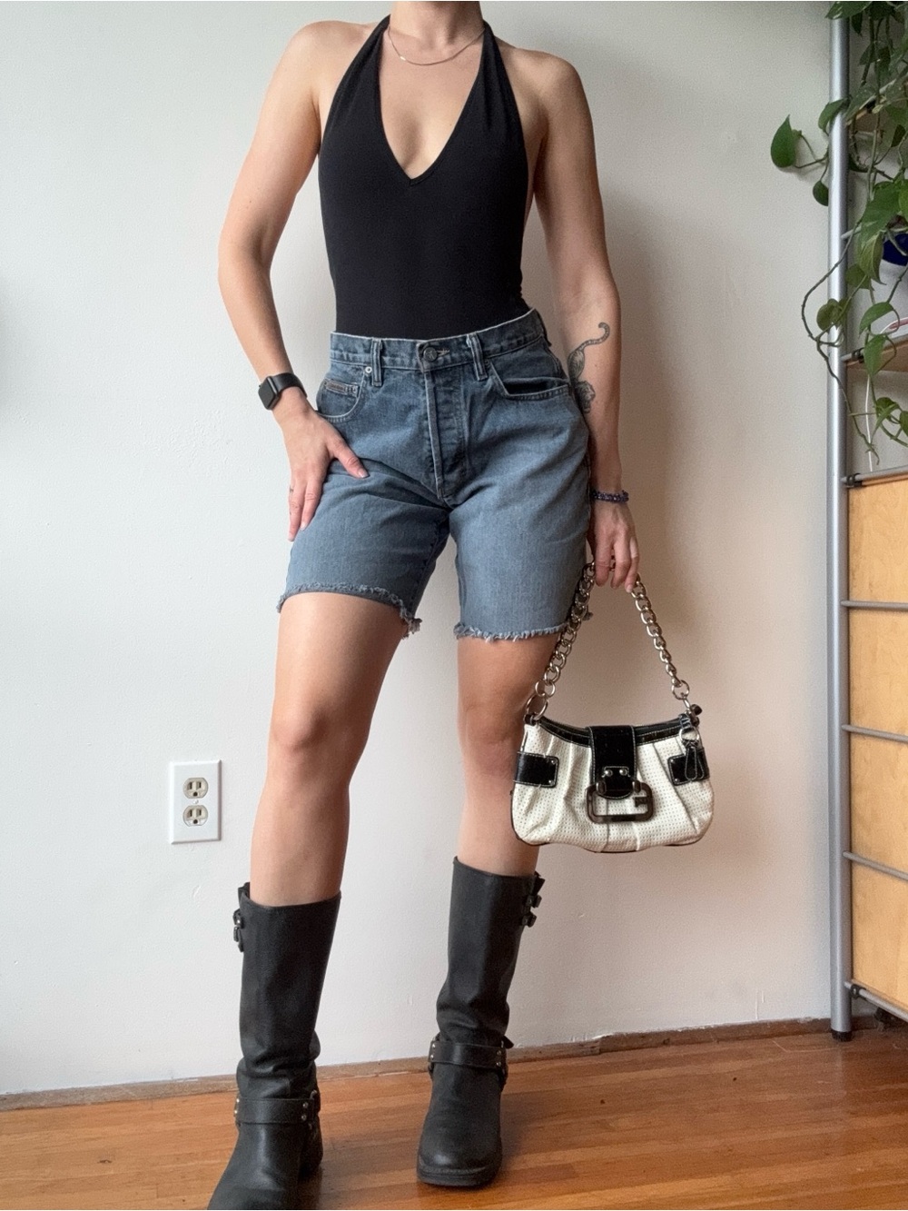 Calvin Klein Bermuda Denim Shorts - Made in Canada